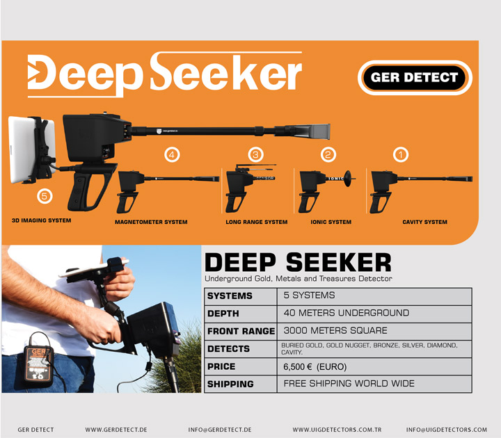 Brochure for DEEP SEEKER device